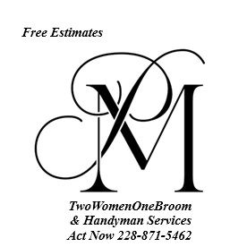 Two women one broom logo